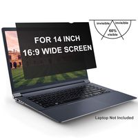 Scotamalone Privacy Screen Filter for 14 Inch Laptop 16:9 Widescreen Laptop Display - Great Office Product to Protect Your Privacy and Anti Glare Protector
