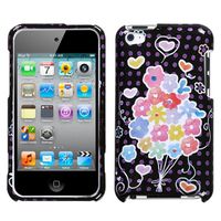 Flower Balloon Design Protector Case for Apple iPod Touch 4 / iTouch 4th Gen