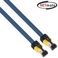 NETmate NM-U8003 CAT.8 40Gbps 2000Mhz High Speed   Gigabit SSTP LAN Network Ethernet Cables 24AWG 1ft 2pack