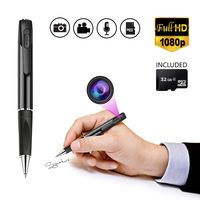 Spy Pen Spy Pen Camera HD 1080p Spy Camera Hidden Camera Pen Camera Pens Spy Pens Pen Spy Camera Pen Camera Pen Camera Spy Pen Recorder Pen Hidden Camera Pen Cam Video Pen 32 GB Camera Pens (Black)