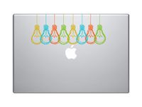 Laptop Notebook Sticker Decal - Light Bulbs Colorful Funny Inspirational Helpful - Skins Stickers