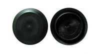 2 1/2" 2.5 inch Flush Mount Black Plastic Body and Sheet Metal Hole Plug Qty 1