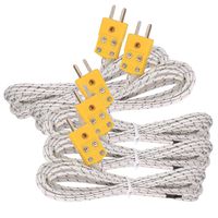 5pcs 3M K Type Mini-Connector Thermocouple Temperature Probe Sensor Measure Range -50~700°C