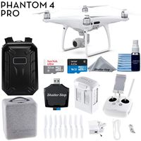 DJI Phantom 4 PRO Professional Drone CP.PT.000488 + Hardshell Backpack + 32GB SanDisk Memory Card + Card Reader + Quadcopter Starter Bundle