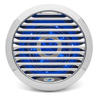 Aquatic AV AQ-SPK10-4LC Chrome 10" 400 Watt Waterproof Marine Subwoofer With LED Accent Lighting