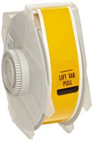 Brady 113117 GlobalMark 100' Length x 1.125" Width, B-595 Vinyl, Yellow Indoor/Outdoor Tape