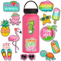 Stickers for Water Bottles 47-Pack Cute,Waterproof,Aesthetic,Trendy Stickers for Teens, Perfect for Hydro Flask Laptop Notebook Phone Car Skateboard Extra Durable 100% Vinyl