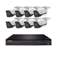 Q-See Home Security System (QCK81-8HF-4) 8 Channel 4K Ultra HD NVR with 4TB Hard Drive and (8) 4K Ip Ultra HD Bullet Cameras, Night Vision, Ip67, Smart Phone Compatible