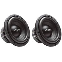 (2) Skar Audio Sdr-8 D2 8" 700W Max Power Dual 2 Ohm Car Subwoofers, Pair of 2