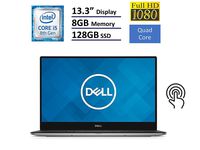 Dell XPS 13 9365 13.3" 2 in 1 Laptop FHD Touchscreen 7th Gen Intel Core i7-7Y75, 8GB RAM, 256GB SSD, Windows 10 Home