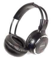 Gravity GR50WHD1-Pack Dual Channel Universal IR Infrared Wireless Foldable in-Car Headphone for TV Video Audio Listening