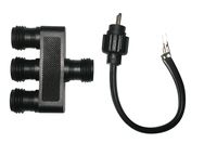 Alpine PL3 3-Way Socket with Connection Cord, 7"