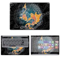 Decalrus - Protective Decal Koi Fish Skin Sticker for Acer Aspire 5 A515-54-51DJ (15.6" Screen) case Cover wrap ACaspireA515_54-42