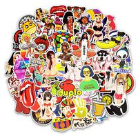 Sexy Stickers[100pcs] for Personalize Laptop Computer PC Water Bottle Car Helmet Skateboard Luggage Bike Bumper Waterproof Vinyl Decals, Best Gift for Kids, Adult- No-Duplicate Pack