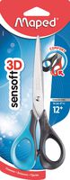 Maped Sensoft Scissors with Flexible Handles, Kids, 6.33 Inch, Pointed Tip, Right Handed (69600)
