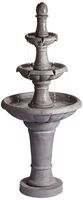 John Timberland Pisa 57 1/2" High Fountain Faux Stone 3-Tier Water Fountain