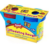 BAZIC 5 Oz. Multi Color Modeling Dough (2/Pack) (Case of 36) (3311-36)
