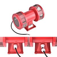 Giraffe-X 110V Motor Driven Heavy Duty Air Raid Siren Metal Horn Industry Boat Alarm 123dB