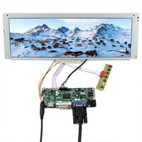 VSDISPLAY 14.9" 14.9 inch 1280X390 LCD Screen LTA149B780F with HDMI DVI VGA Audio LCD Controller Board M.NT68676, fit for Arcade Machines/DIY displays/Car Monitor