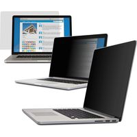 V7 PS15.0MA2-2N 15" Privacy Filter (16:10, 13.50 x 8.74 in / 34.3 x 22.2 cm, MacBook Compatible, Cleaning Cloth, mounting Straps) matt/Glossy