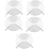 Yohii 5Pcs 200mm/7.87 Inch PC Computer Fan Grill Mounting Finger Guard Protection Cover