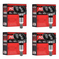Autel MX 315MHz+433MHz 2in1 TPMS Programmable Sensors for Tire Pressure Monitoring System (Metal Stem Qty of 4)