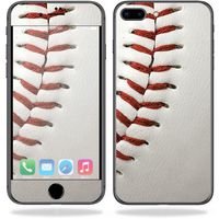 MightySkins Skin Compatible with Apple iPhone 8 Plus - Baseball | Protective, Durable, and Unique Vinyl Decal wrap Cover | Easy to Apply, Remove, and Change Styles | Made in The USA
