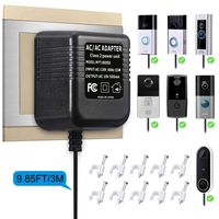 Power Adapter for Ring Video Doorbell，Power Supply for Ring Video Doorbell& Ring Video Doorbell 2,Ring Video Doorbell Pro，Nest hello and Smart Greet Wi-Fi Video Doorbell