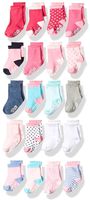 Little Me Infant Socks & Baby Girl Socks, 20 Pairs, 0-12/12-24 Months, Assorted