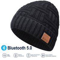 Bluetooth Beanie, Rechargeable Unisex Bluetooth hat, mens gifts with Control Panel, Removable Wireless Earphone hat, Charges via USB, Unique & Delightful for Your Friends, birthday gifts for men women