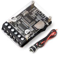 DAMGOO Audio Amplifier Board with Bluetooth 5.0, 10W 15W 20W 2.0 Dual Channel Stereo Wireless Mini Amp Module with Protective Shell