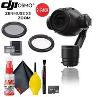 DJI Osmo+ Zenmuse X3 Zoom Gimbal and Camera 2-Pack and Cleaning Cloth
