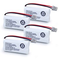 QBLPOWER Phone Battery Model BT-1021 Compatible with Uniden BT1021 BBTG0798001 BT-1008 BT-1016 Cordless Handset Phone Replacement Rechargeable(Pack of 4)