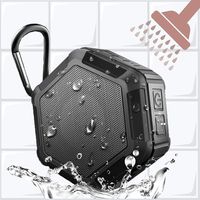 KEROLFFU Mini Shower Bluetooth Speaker 5Watt,Rich Enhanced Bass,Louder HD Sound, Outdoor Sport IPX5 Waterproof