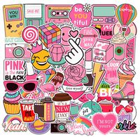 Stickers for Laptop Waterproof Vinyl - Water Bottle - Car - Skateboard - Luggage - Snowboard. Decals Sticker Pack - Planner Sticker - Stickers for Kids - for Girls - Big Pack