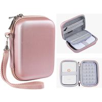 Katia Hard Case for HP Sprocket Portable Photo Printer. Hp Sprocket Case, Also fits Polaroid Zip Mobile Printer/Zink Zero Ink Printing Technology/Polaroid Snap Instant Digital Camera - Rose Gold