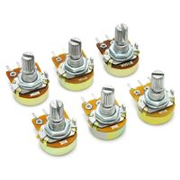 Gikfun B10K B100K B5K B50K B2K B20K Ohm Knurled Shaft Linear Rotary Taper Potentiometer for Arduino EK8359