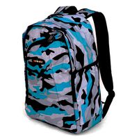 School Backpack for Kids, Heavy Duty Bag with Adjustable Padded Straps, Large Main Compartment Comfortable, Cool Prints, Carry Books, Laptop | Travel, Outdoor (Camouflage Blue)