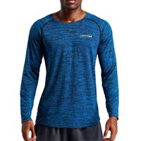 Men's New Fitness Training Clothes Long Sleeve Blouse Outdoor Sports Blouse Top