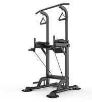 UBOWAY Power Tower -Pull Up Bar Stand &Dip Station Adjustable Height Heavy Duty Multi-Function Fitness Training Equipment Home Gym (Standard)