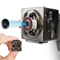 Mini Spy Camera, Wireless Hidden Camera 1080P Portable Action Camera with Motion Detection and Night Vision Covert Surveillance Nanny Cam for Indoor and Outdoor