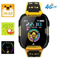 PTHTECHUS 4G Kids Smart Watch Phone - WiFi GPS Tracker Boys Girls Waterproof Smartwatch Touch Screen Watch with Call Voice Video Chat Pedometer Fitness Tracker Alarm Clock Camera Watch