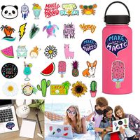 Nesee Stickers for Water Bottles Big 30-Pack Cute,Waterproof,Aesthetic,Trendy Stickers for Teens,Girls Perfect for Waterbottle,Laptop,Phone,Travel Extra Durable 100% Vinyl