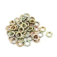 uxcell M7 Thread Dia 304 Stainless Steel Metric Hex Nut Screw Cap Fastener 50pcs