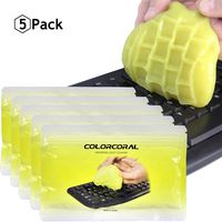 Keyboard Cleaner Universal Cleaning Slime for PC Tablet Laptop Keyboards, Car Vents, Home Appliance, Printers, Calculators from ColorCoral (5 Pack)