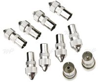 10x Male+Female Tv Aerial Coaxial Cable Connectors Plugs Sockets Coax Set UK