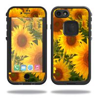 MightySkins Skin Compatible with Lifeproof iPhone 7 - Sunflowers | Protective, Durable, and Unique Vinyl Decal wrap Cover | Easy to Apply, Remove, and Change Styles | Made in The USA