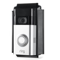 Wasserstein 0.2 Watt Solar Charger Mount Compatible with Ring Video Doorbell 2, Weatherproof (Black)