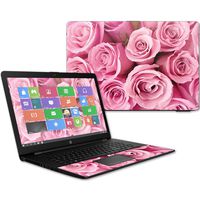 Mightyskins Skin Compatible with Hp 17t Laptop 17.3" (2017) - Pink Roses | Protective, Durable, and Unique Vinyl Decal Wrap Cover | Easy to Apply, Remove, and Change Styles | Made in The USA