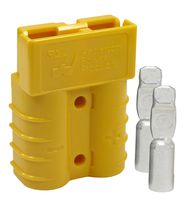 Anderson SB50 50 Amps Connector, 12V Yellow 2 Pole Housing, w/ 8 AWG Contact